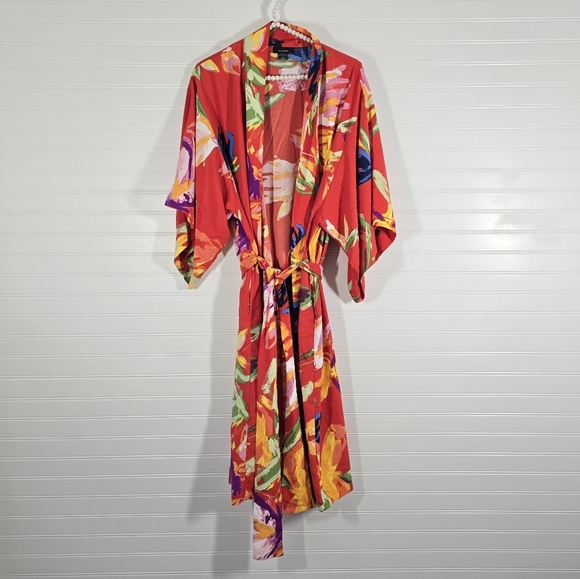 Natori Kira Midi Robe Medium Silky Bright - Picture 3 of 8